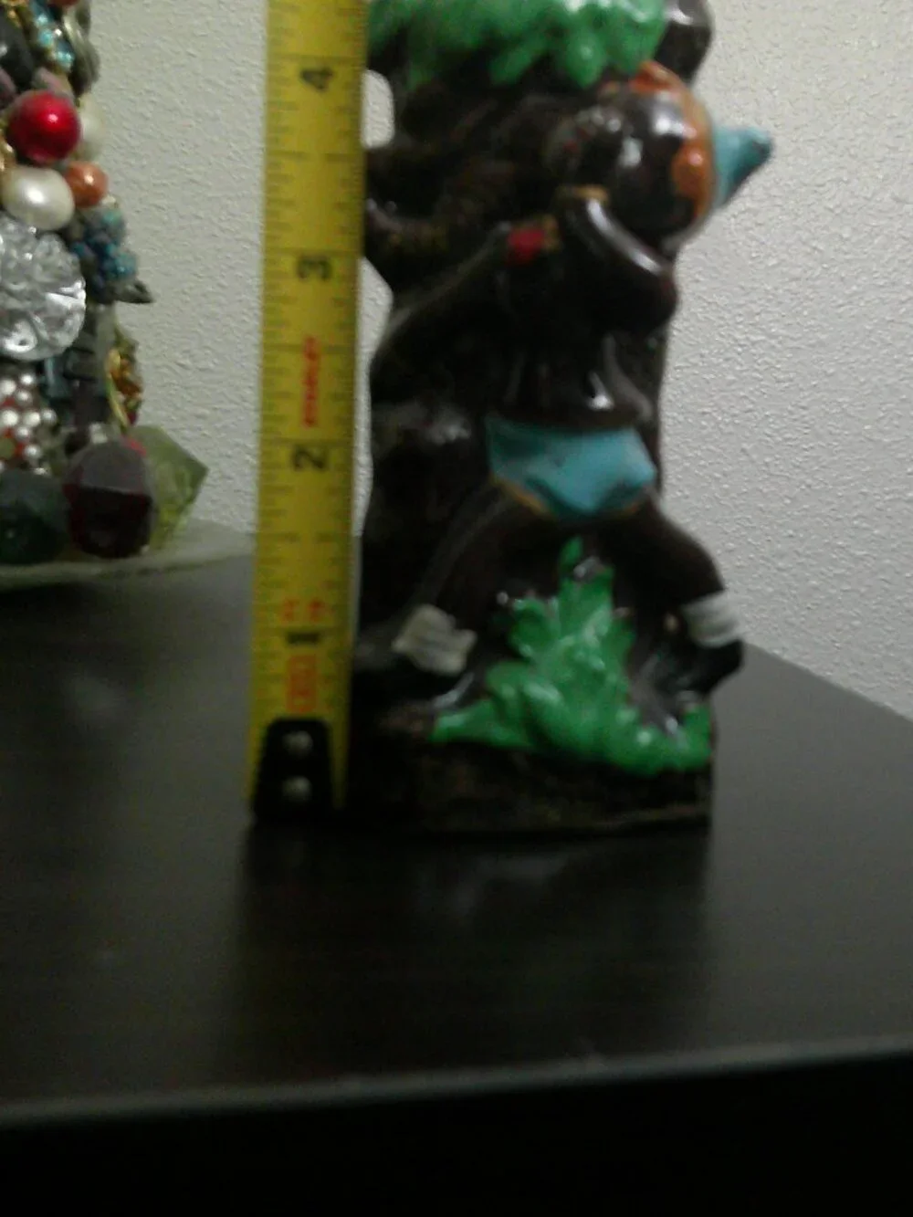 Cute Elf/Pixie Ceramic Wall Bud hanging Vase 4 1/2